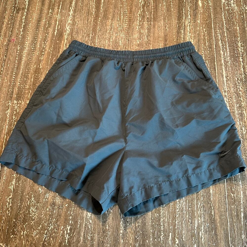 Vintage Nike Workout Athletic Shorts Dark Green Men’s Size L Made in Malaysia